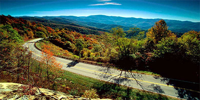 Cherohala Skyway scene